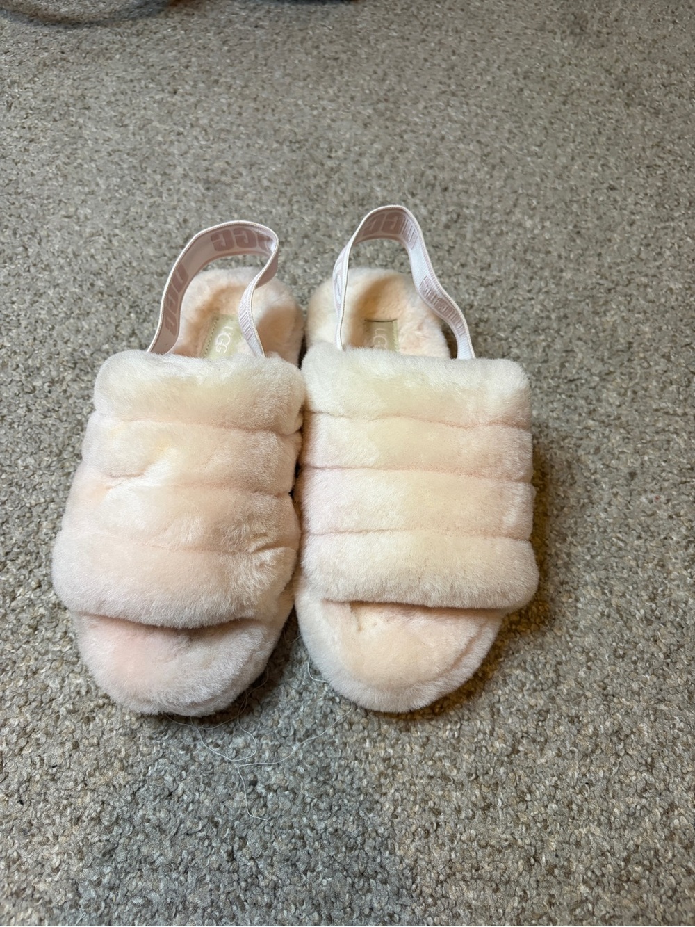 UGG Women’s Plush Fluff Slide - Pale Blush